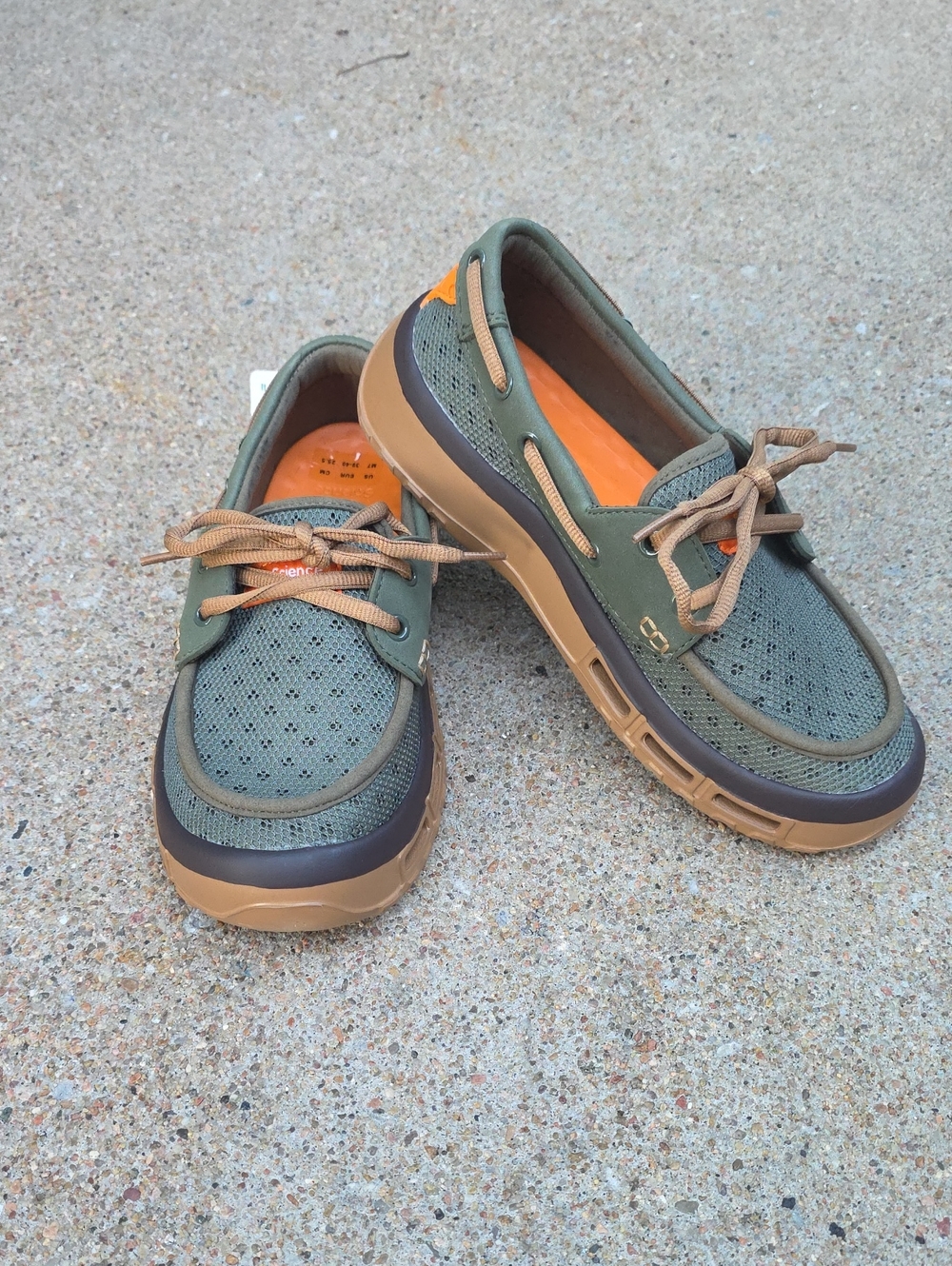 NWT SoftScience Fin 2.0 Sage Green Breathable Lightweight Casual Water Boat Shoe